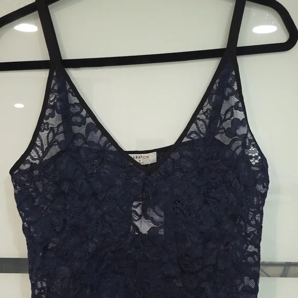 NWT Blue Babaton Halsmann Tank Sz S - Picture 14 of 16